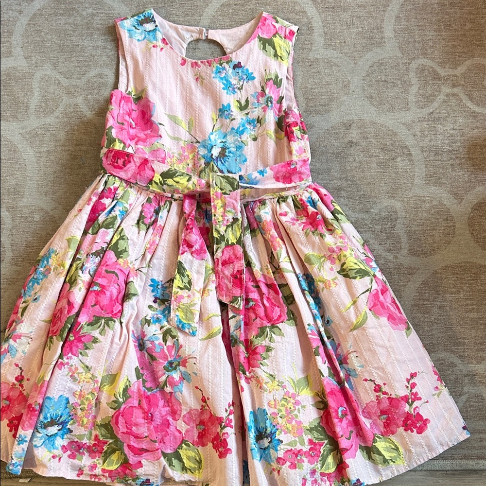 Zunie girls floral dress NWOT size 6